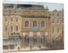 The first Opera House in the Haymarket, burnt down in 1789 by William Capon