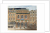 The first Opera House in the Haymarket, burnt down in 1789 by William Capon
