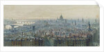 Panorama of London from the top of the Monument, looking west, 1848 by Carl Haag