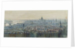 Panorama of London from the top of the Monument, looking west, 1848 by Carl Haag