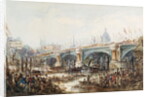 View of the Opening of the New Blackfriars Bridge by Queen Victoria 6th November 1869 by George the Younger Chambers