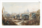 View of the Opening of the New Blackfriars Bridge by Queen Victoria 6th November 1869 by George the Younger Chambers