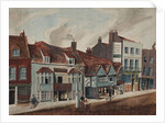View of Newington Butts, Southwark showing the George Tavern and shop fronts, c.1825 by English School