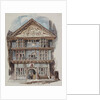 Retrospective view of the Rose Tavern, Fenchurch Street in 1730, c.1805 (w/c on paper by C. Williams