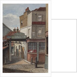 View of Bell Tavern, Addle Hill, showing sign for Reid and Company's celebrated stout, and a kerb post, 1868 by Joseph Thomas Wilson