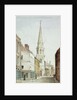 St. Antholin's Church, a View from the West along Watling Street, c.1850 by English School
