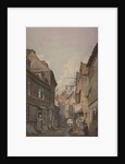View of figures in Glean Alley, Bermondsey, c.1825 by English School