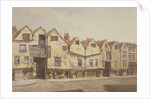 View of shops and houses, Bermondsey Street, Bermondsey, 1886 by John Crowther
