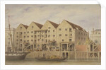 View of Chamberlain's Wharf, Tooley Street, 1846 by English School