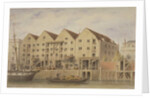 View of Chamberlain's Wharf, Tooley Street, 1846 by English School