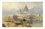 St. Paul's Cathedral from Blackfriars Bridge by David Roberts