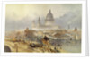 St. Paul's Cathedral from Blackfriars Bridge by David Roberts