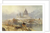 St. Paul's Cathedral from Blackfriars Bridge by David Roberts