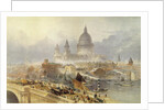 St. Paul's Cathedral from Blackfriars Bridge by David Roberts
