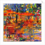 Falling Leaves, Paris by Peter Graham