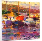 Blue Boat, St Tropez by Peter Graham