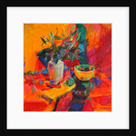 Lilies on a Red Ground, 2012 by Peter Graham