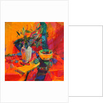 Lilies on a Red Ground, 2012 by Peter Graham