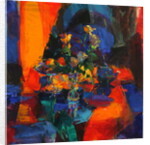 Roses on a Blue Ground by Peter Graham