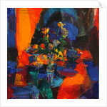 Roses on a Blue Ground by Peter Graham