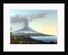 View of Mount Etna Erupting by Italian School