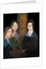 Portrait of the three Bronte sisters by Patrick Branwell Bronte