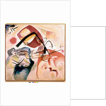 With the black bow by Wassily Kandinsky