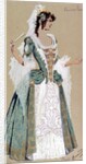 Costume design for the Countess Almaviva by Luigi Sapelli Caramba