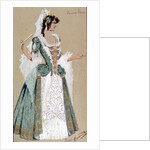 Costume design for the Countess Almaviva by Luigi Sapelli Caramba