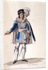 Costume design for the Count Almaviva by Luigi Sapelli Caramba