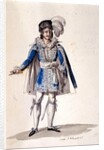 Costume design for the Count Almaviva by Luigi Sapelli Caramba