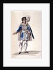 Costume design for the Count Almaviva by Luigi Sapelli Caramba