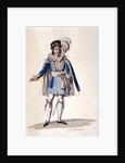 Costume design for the Count Almaviva by Luigi Sapelli Caramba