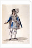 Costume design for the Count Almaviva by Luigi Sapelli Caramba
