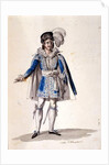 Costume design for the Count Almaviva by Luigi Sapelli Caramba