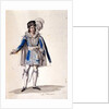 Costume design for the Count Almaviva by Luigi Sapelli Caramba