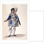 Costume design for the Count Almaviva by Luigi Sapelli Caramba