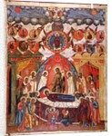 The Dormition, 18th century by School Russian