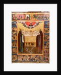 Saints Zosimus and Sabbatheus of Solovetsk with scenes from their lives, 18th century by School Russian
