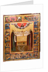 Saints Zosimus and Sabbatheus of Solovetsk with scenes from their lives, 18th century by School Russian