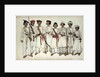 Eight Gurkhas, 1815 by Ghulam Ali Khan