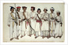 Eight Gurkhas, 1815 by Ghulam Ali Khan