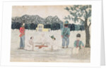 Sketch of Gurkha life at Dehra Dun, c.1821 by The Hon. Frederick Shore