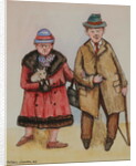 Elderly Couple, 1985 by Gillian Lawson