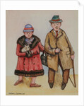 Elderly Couple, 1985 by Gillian Lawson