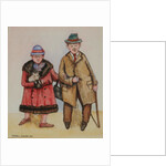 Elderly Couple, 1985 by Gillian Lawson