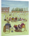 Cricket on the Green, 1987 by Gillian Lawson
