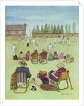 Cricket on the Green, 1987 by Gillian Lawson