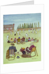 Cricket on the Green, 1987 by Gillian Lawson