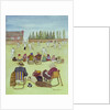 Cricket on the Green, 1987 by Gillian Lawson